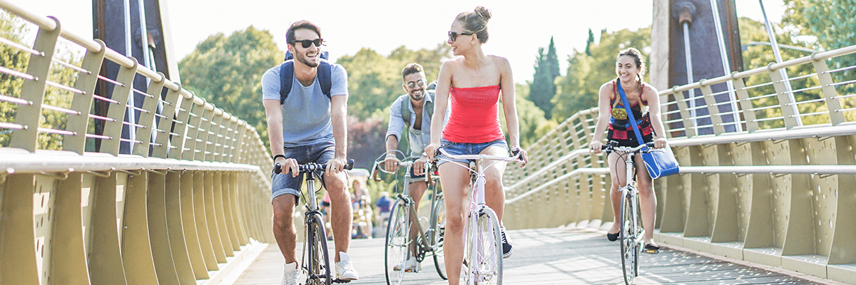 They’re dockless. You no longer need to waste valuable time looking for a docking station. Leave the bike where it’s convenient for you.