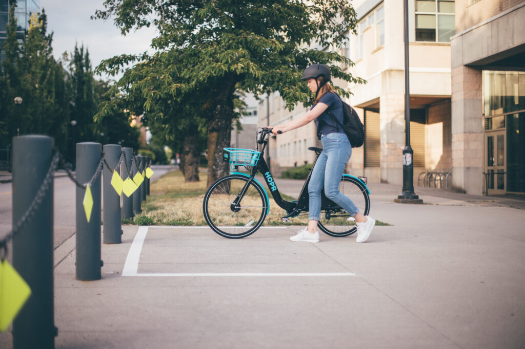 Bike Share Parking HOPR at UBC